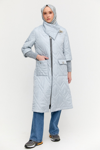 Setrms Mendil Yakalı Kapitone Kaban