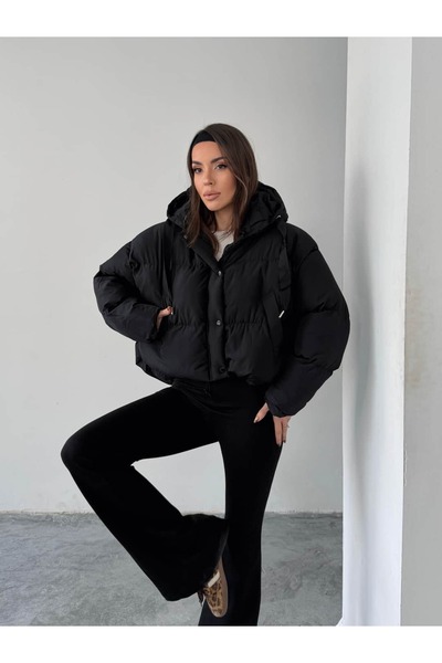 mydukkan.co Oversize Hooded Puffer Jacket