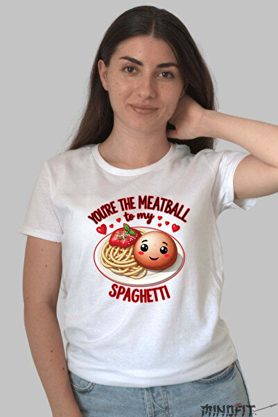GILDAN Tricou Valentine's Day Cuplu - You-re The Meatball To My Spaghetti Dama