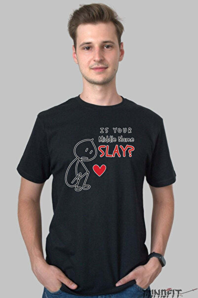 GILDAN Is Your Middle Name Slay T-Shirt Attitude And Irony At Superlative Men