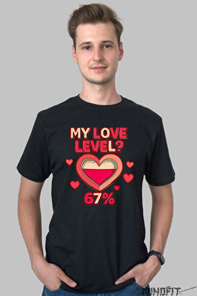 GILDAN Tricou Valentine S Day My Love Level 67 Barbat