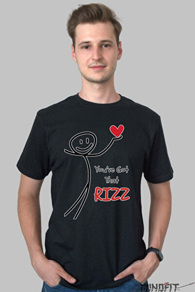 GILDAN Tricou Cuplu Valentine's Day - You've Got That RIZZ Barbat