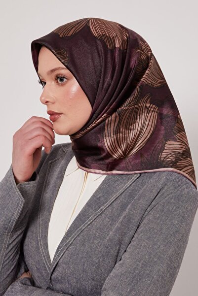 Levidor Μεγάλο ριγέ φλοράλ σχέδιο με λαμπερό κρυστάλλινο κασκόλ