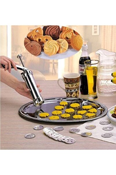 OEM Комплект за бисквити от неръждаема стомана, 1 x машина за бисквити, 20 x ...