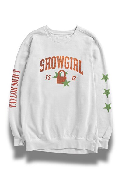 Fuddy Moda سويت شيرت قصة فضفاضة تايلور سويفت شو جيرل بدون أكمام للجنسين مطبوع...