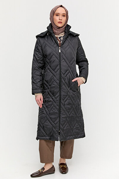 Setrms Çıt Detaylı Kapitone Kaban