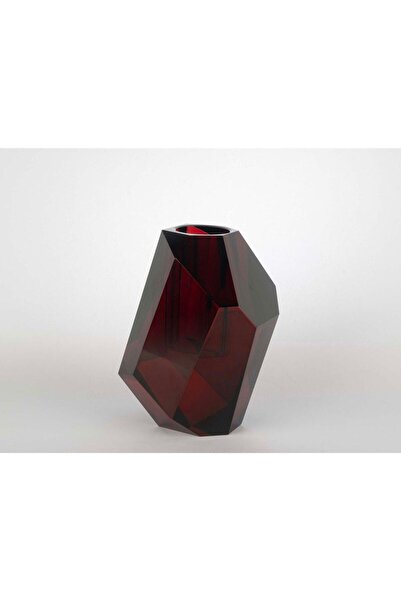 Mikasa Moor Crystal Red Vase 20X10Cm