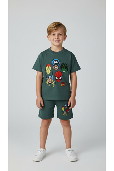 Booni Jooni Marvel Printed Shorts Set