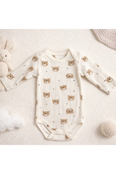 Luna Desenli Uzun Kol Badi