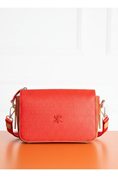 Çanta Trend Polo of Colors Red Adjustable Strap Women's Crossbody and Shoulde...