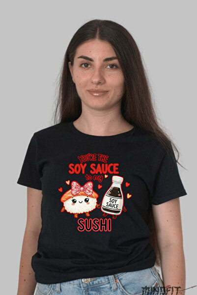 GILDAN Tricou Valentine S Day Cuplu Tu Esti Sosul De Soia Pentru Sushi Ul Meu...