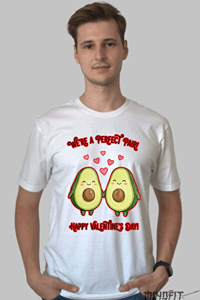 GILDAN Tricou Valentine's Day Cuplu - We're A Perfect Pair! Barbat