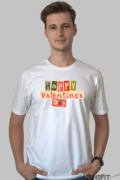 GILDAN Tricou Valentine S Day Happy Valentine S Day Stil Colaj Barbat