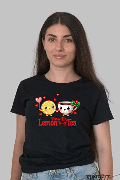 GILDAN Tricou Valentine S Day Cuplu You Re The Lemon To My Tea Dama