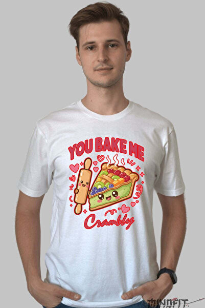 GILDAN Tricou Valentine S Day Cuplu You Bake Me Crambly Barbat