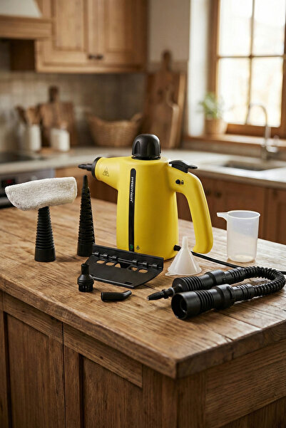 Premier PSC 138 Portatif 4 Bar Basınçlı Buharlı Temizleyici 1050W Yüksek Güç ...