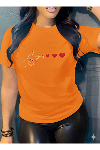 ZİYMO Crew Neck Oversized Combed Cotton T-Shirt