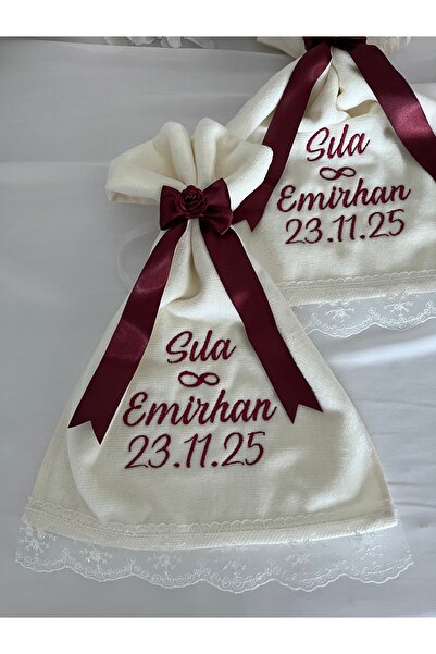 LE FANTASİA 1 bucată - Prosop brodat pentru convoi - Prosop pentru convoi de ...