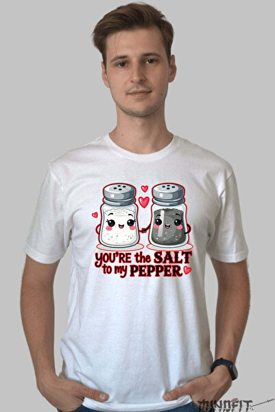 GILDAN Tricou Valentine S Day Cuplu You Re The Salt To My Pepper Barbat