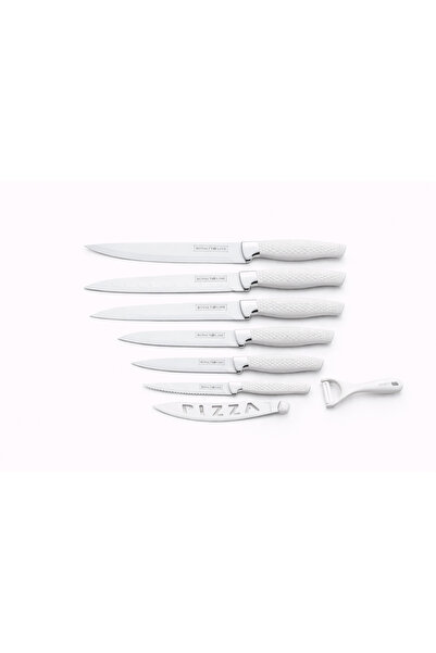 Royalty Line Royalty Line kitchen knife set, 7 pieces, stainless steel, non-s...