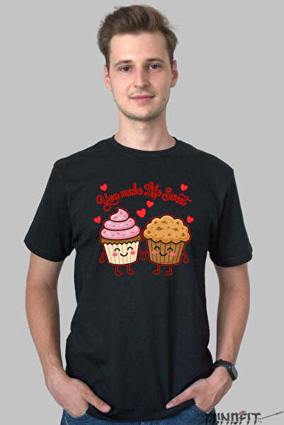 GILDAN Tricou Valentine S Day Cuplu You Make Life Sweet Barbat