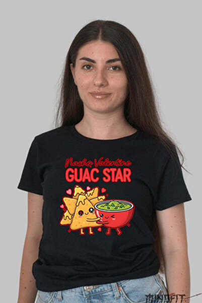 GILDAN Tricou Valentine S Day Cuplu Nacho Valentine Guac Star Dama