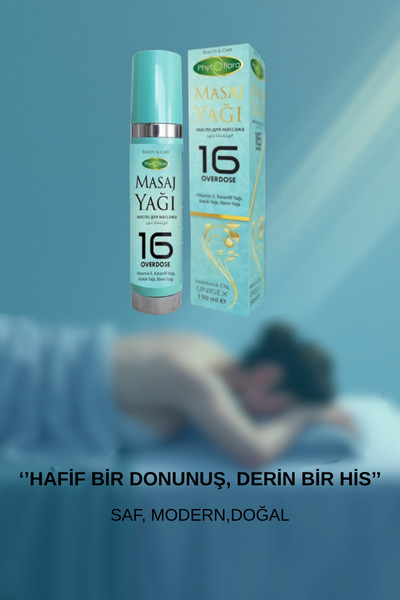 phyto flora Masaj Bakım Yağı, Maksimum Kayganlık, Ağrı Yağı 150ml.