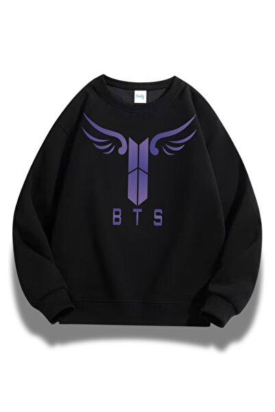 Fuddy Moda Hanorac unisex supradimensionat, fără glugă, cu imprimeu muzical K...