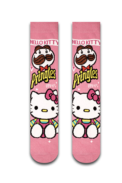 Neşeli Çoraplar Pringles Hello Kitty Unisex Çorap