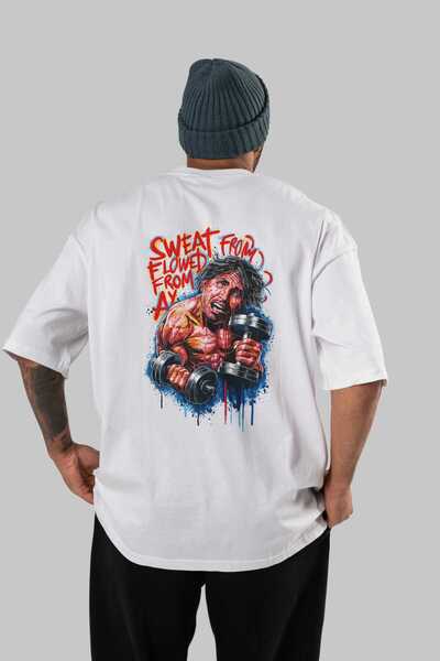 Ankhises GYM, Sport, Fitness Seria 13 Spate cu imprimeu supradimensionat tric...