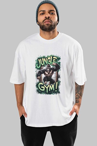 Ankhises GYM, Sport, Fitness Seria 11 față cu imprimeu supradimensionat trico...