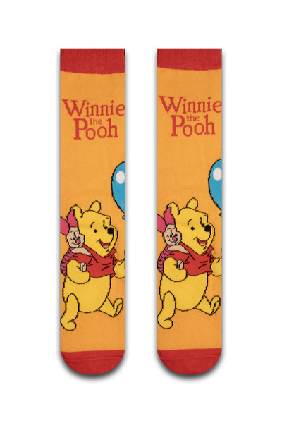 Neşeli Çoraplar Winnie the Pooh Balon Unisex Çorap