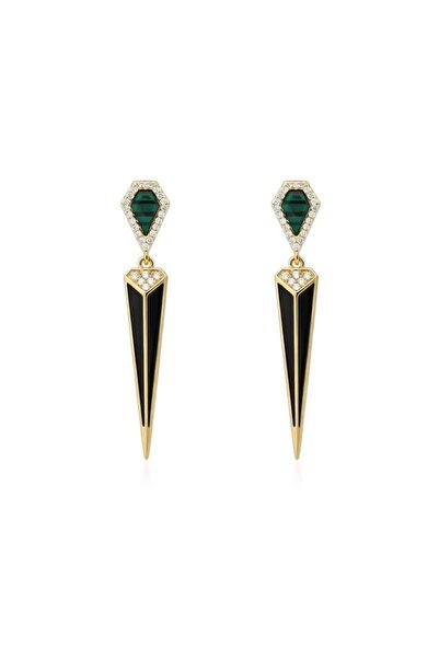 neslyaccessories Prism Emerald Küpe