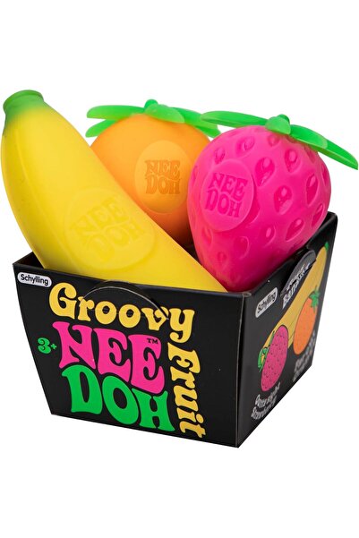 Schylling Nee Doh Groovy Fruit - Novelty Toy