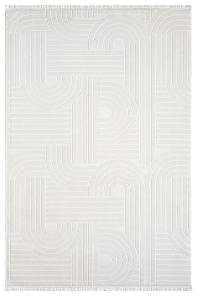 SEYRAN HALI Vista 5110 Ekru Pinterest Akrilik Saçaklı Karel Halı