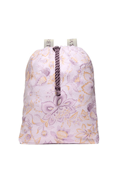 Victoria's Secret 2 in 1 Beach Towel, Floral Lilac Design, 161×93 cm