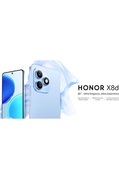 HONOR X8d 4G Dual SIM (8GB RAM 256GB Storage) | 108MP AI Camera | 6.77-inch A...