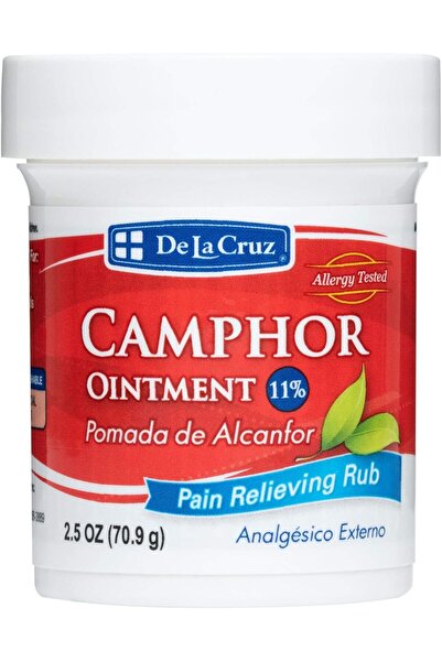 De La Cruz A1050- مرهم الكافور دي لا كروز® 11%، 2.5 أونصة.