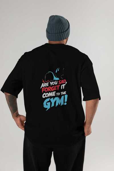 Ankhises GYM, Αθλητισμός, Fitness 26 Μαύρο μπλουζάκι με στάμπα στην πλάτη, Αν...