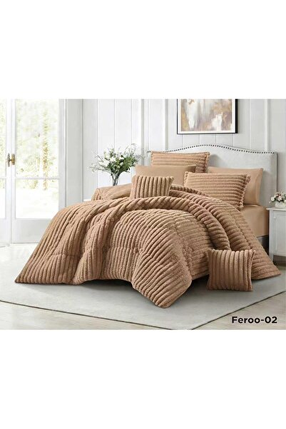 ALMIAAD مفرش فيرو نفرين شتوي بفروه الناعم والمريح 230×250