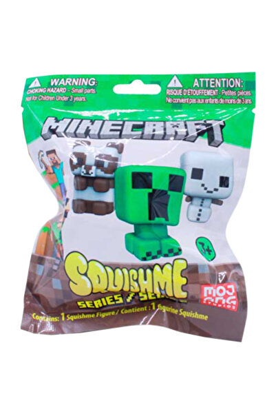 JUST TOYS سلسلة ماينكرافت سكويش مي 5 (6.5 سم) (قطعة واحدة عشوائية)