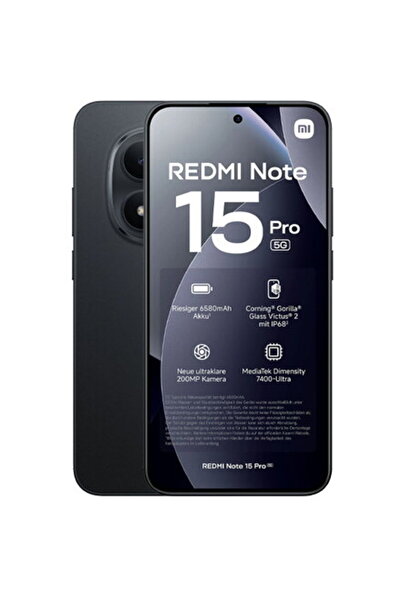 Xiaomi Redmi Note 15 Pro 256GB 8GB RAM 5G Dual SIM Black
