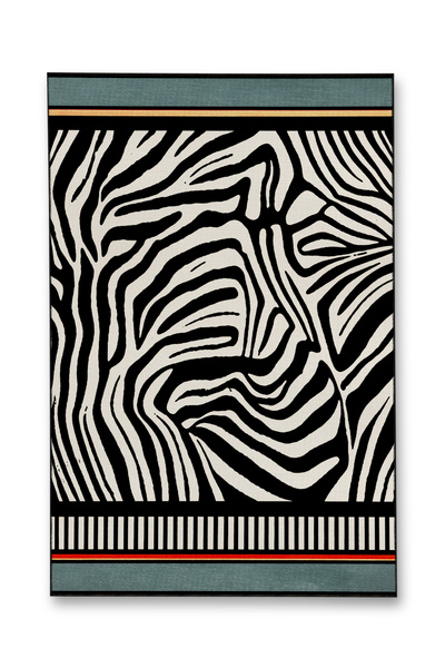 Rugs Modern Halı MOSSO Kaplan Desenli Dokuma Taban Modern Dekoratif Halı moss...