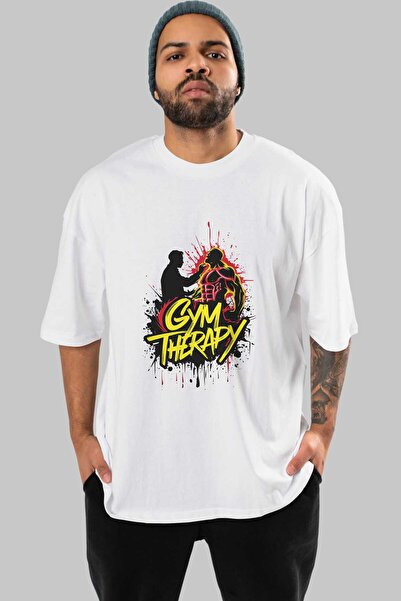 Ankhises تي شيرت GYM , Sports , Fitness Series 44 front مطبوع قصة فضفاضة تي ش...