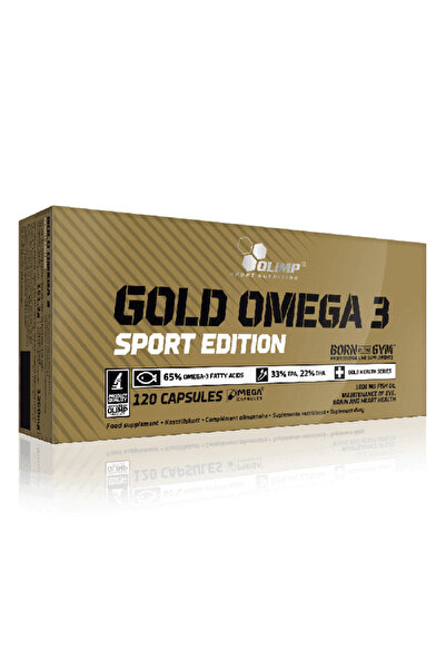 OLIMP SPORT NUTRITION Ulei de pește Omega 3 Gold Sport Edition, 120 capsule