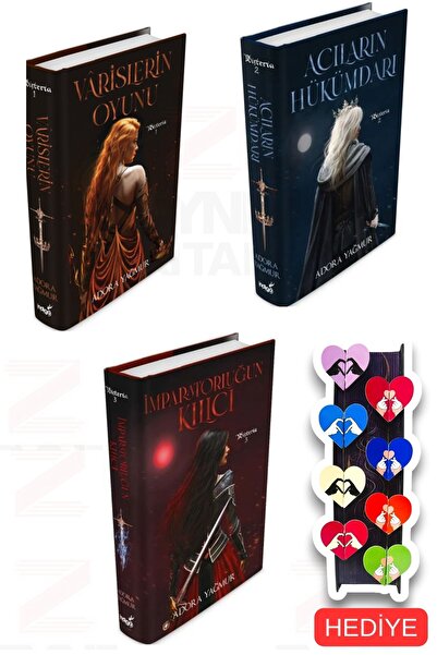 İndigo Kitap Varislerin Oyunu-Acıların Hükümdarı-İmparatorluğun Kılıcı-Ciltli...