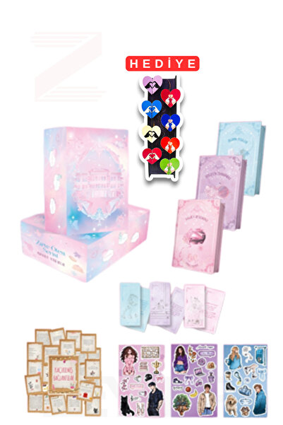 İndigo Kitap Zirve Ötesi Serisi 3 Kitap Set (Ciltli-Kutulu-Yan Boyamalı) 8'li...