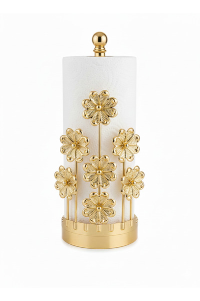 Fiyakalı Ürünler Atölyesi Metal Paper Towel Holder,Roll Napkin Holder,Tablewa...