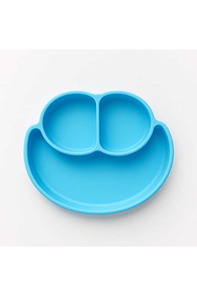 CKM silikon طبق طعام مفرغ من الهواء مكون من 3 أقسام