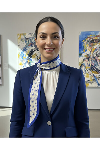 tarzınısec Eșarfă cu dungi Night Eye Bandana Estascarf 7,5x100cm